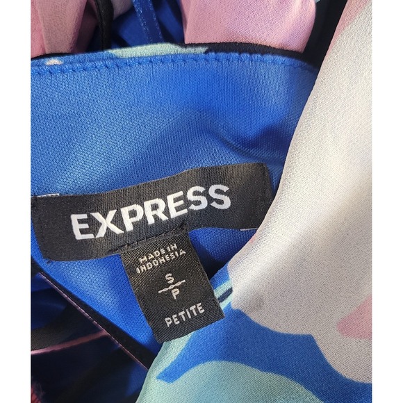 Express Floral Strappy Open Back Maxi Dress - Picture 3 of 7